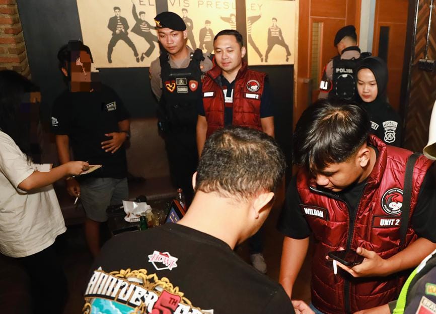 Jelang Nataru Polres Jember Gelar Razia Tempat Hiburan Malam