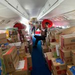 Polri Kembali Saluran 2,1 Ton Bantuan Logistik Ke Aceh Tengah